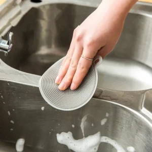 Silicone Cleaning Brush Dishwashing Sponge Multi-functional Fruit Vegetable Cutlery Kitchenware Brushes Kitchen Tools