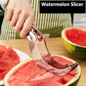 2-in-1 Watermelon Cutter Slicer Tool – Create Clean 1" Cubes & Slices With Watermelon Slicer For Cutting & Serving